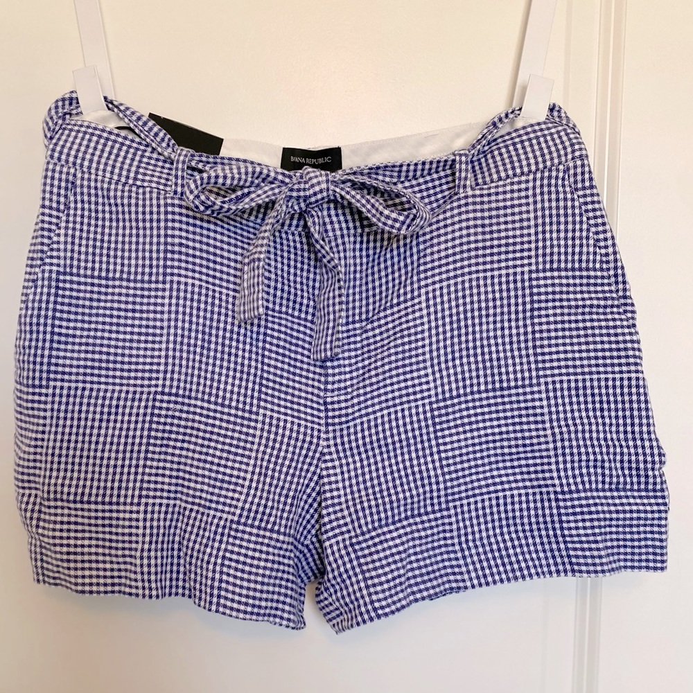 Banana republic shorts! Cute with a bow tie on front.